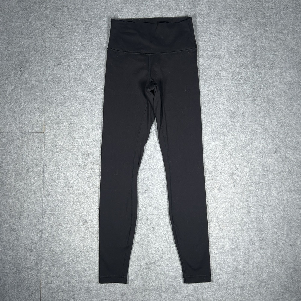 lululemon Leggings Womens 6 Black High Waist Yoga Athletic Stretch